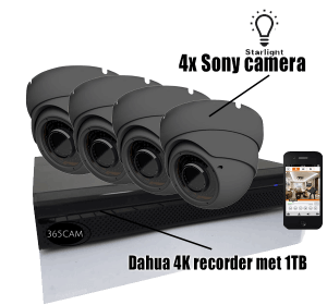 sony beveiligingscamera set