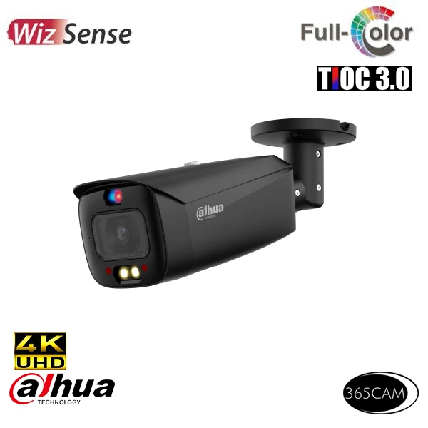 4K beveiligingscamera TIOC kleur nachtzicht. Dahua HFW3849T1P-AS-PV-28-S5 Bl